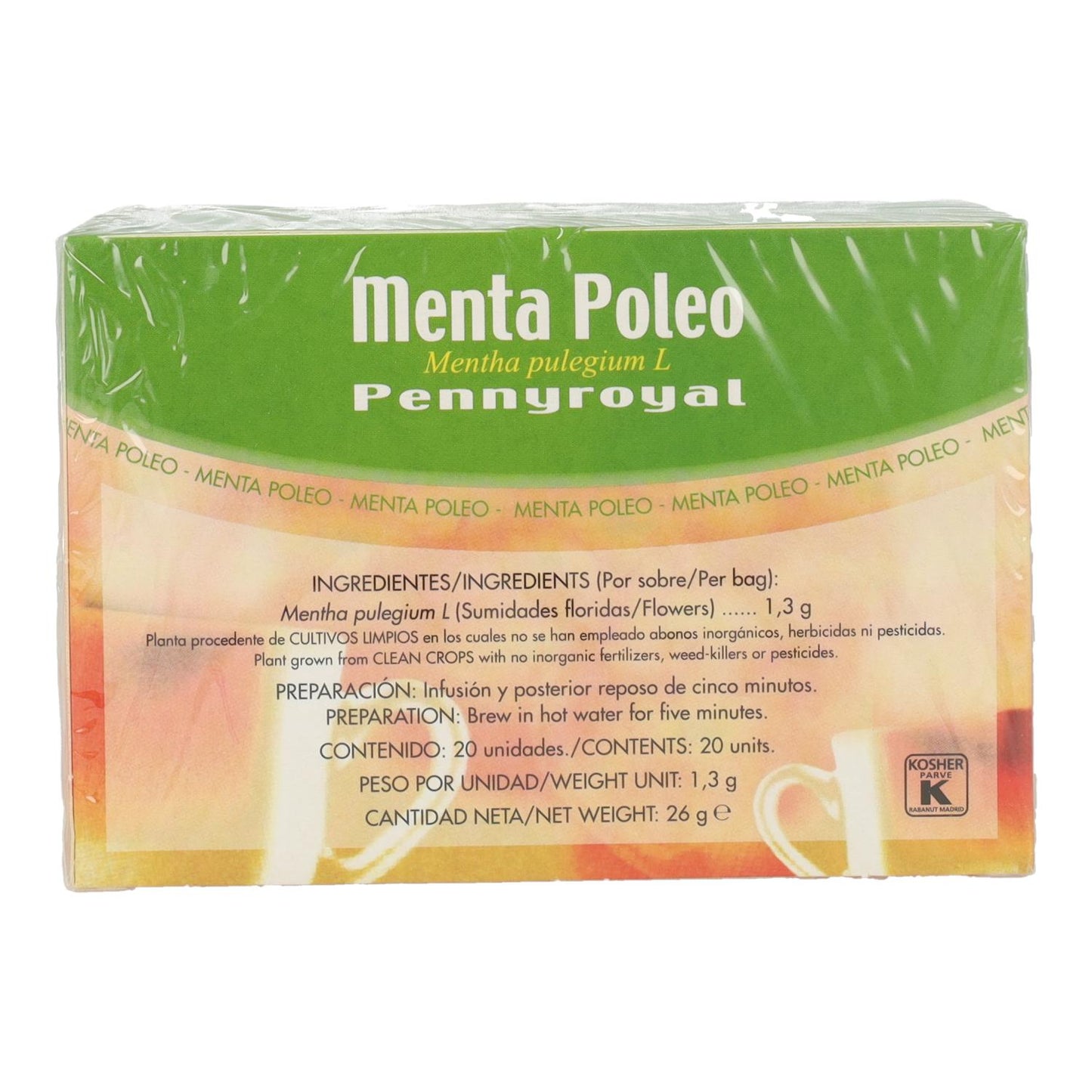 Menta Poleo Infusion Soria Natural 26 g