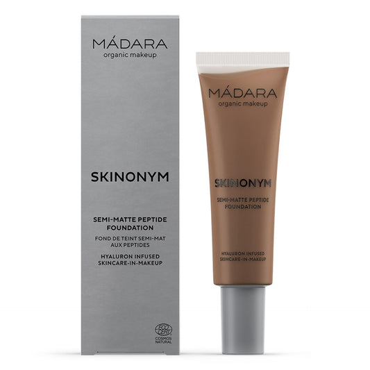 Skinonym base de maquillaje de péptidos semimate #90 chesnut, Mádara 30 ml