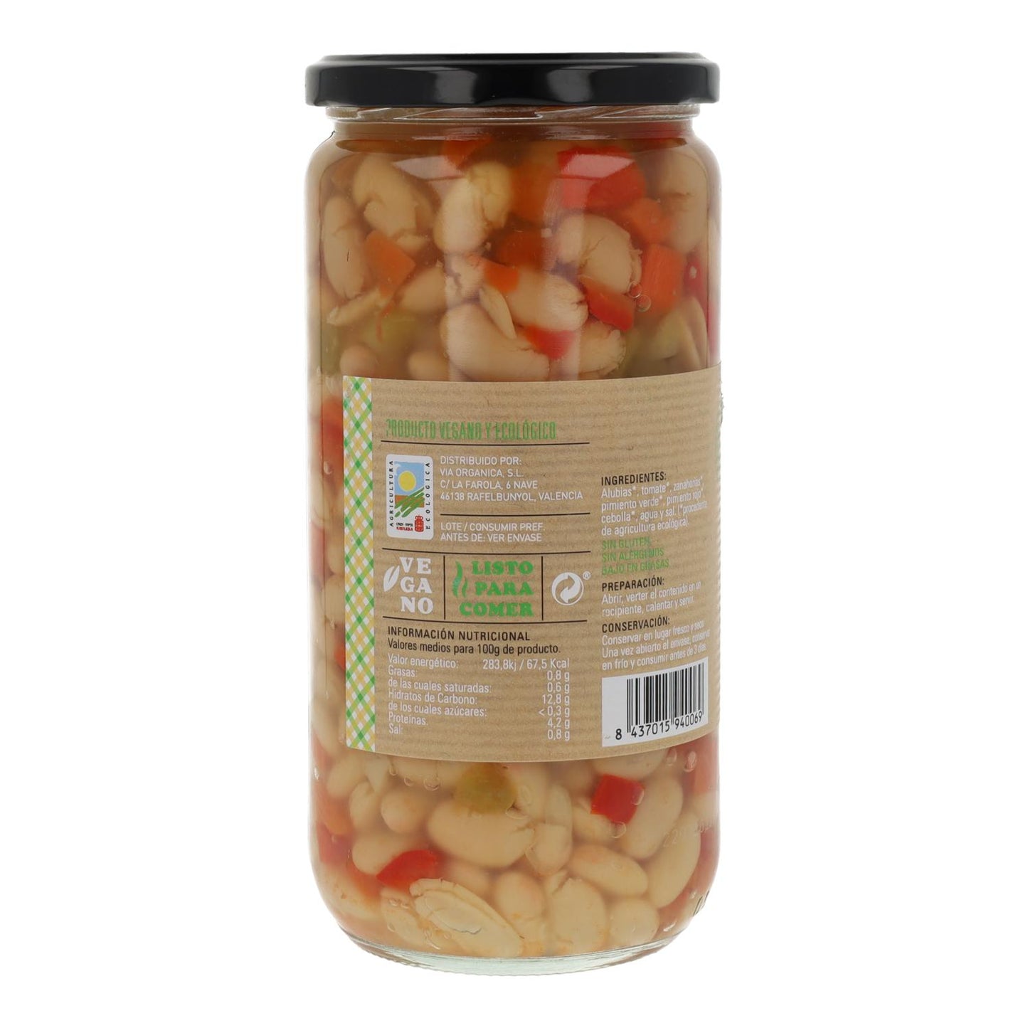 Alubias con Verduras Carlota 720 g