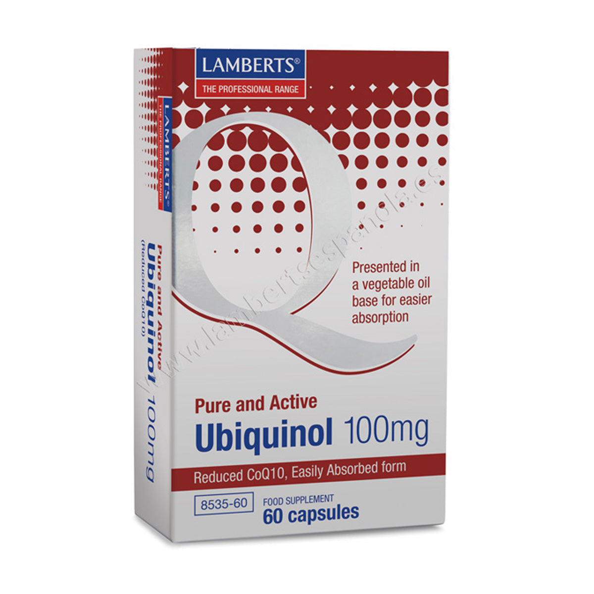 Ubiquinol 100 mg. Puro y Activo