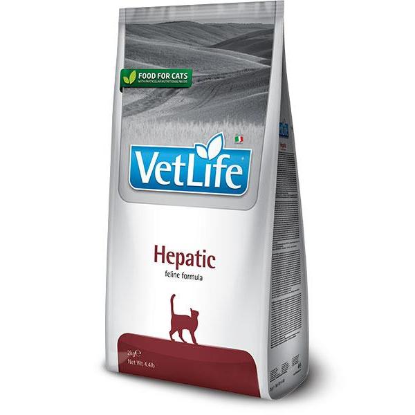 Vet Life Fórmula felina Hepatic Pienso veterinario para gatos Farmina
