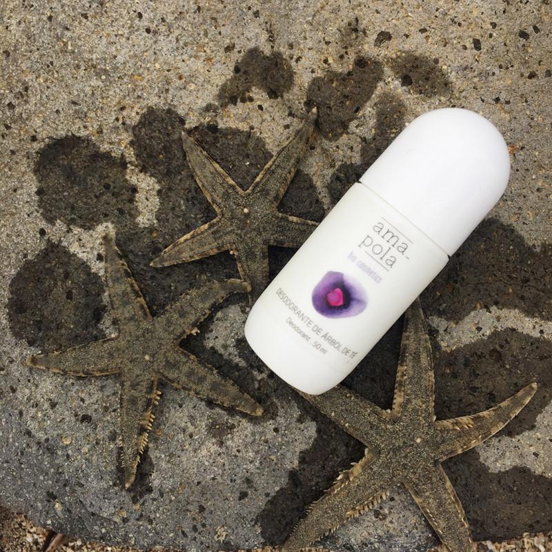 Desodorante ecológico del árbol del té Amapola Biocosmetics 50 ml