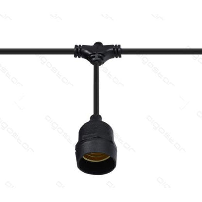 Guirnalda de soporte LED para 10xE27 bombillas 6,5m interior y exterior