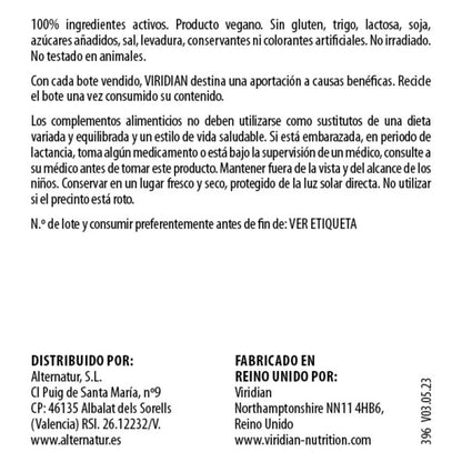 D-Ribosa Y Magnesio con Acetil- L-Carnitina 180 g