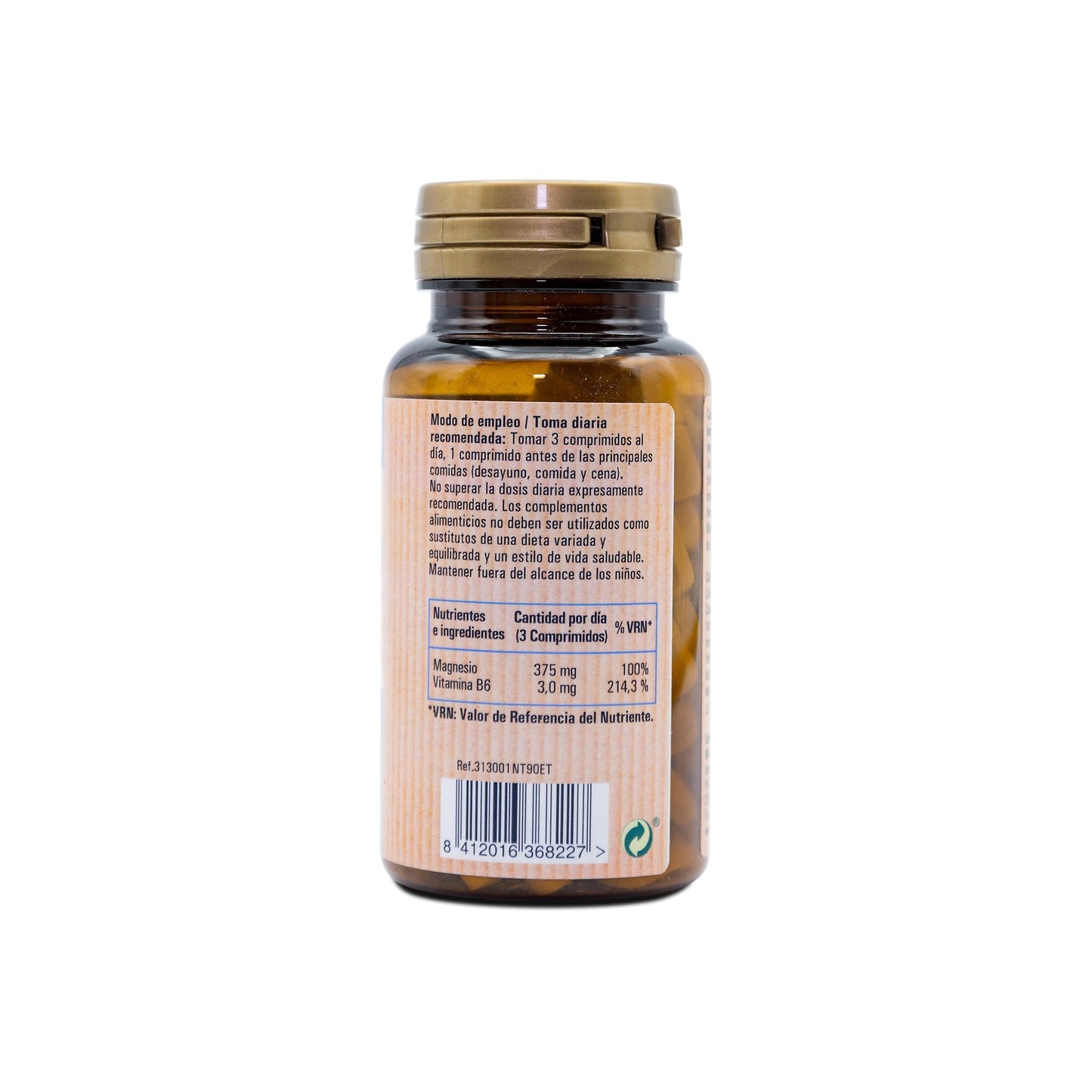 Magnesio + Vitamina B6, 90 comprimidos. NaturTierra