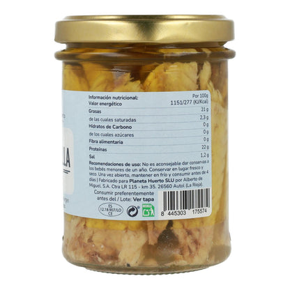 Pack 6x Caballa en aceite de oliva ECO Planeta Huerto 190 gr