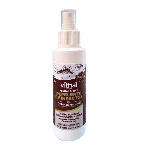 Repelente de mosquitos e insectos Defensa Natural 100 ml Vithal