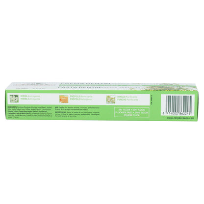 Dentífrico Mirra, Própolis e Hinojo Corpore Sano 75ml