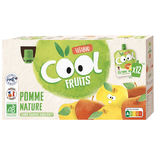 Pack 12 uds Cool Fruits Manzana 90g VITABIO