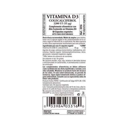 Vitamina D3  2200 UI