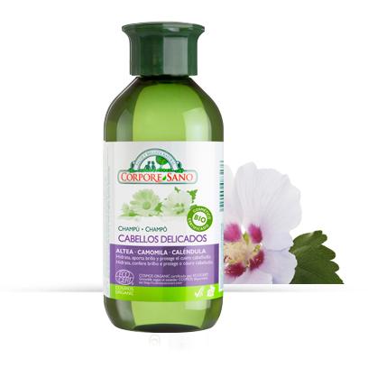 Champú para Cabellos Delicados de Camomila y Caléndula Corpore Sano 300 ml
