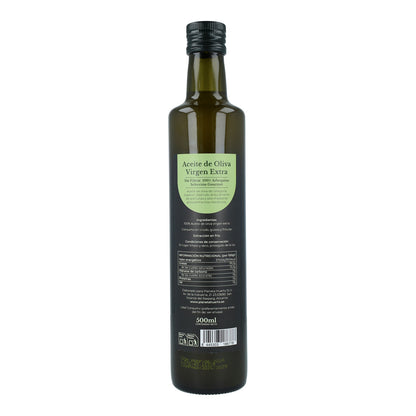 Aceite de oliva virgen extra de cosecha temprana verde sin filtrar Planeta Huerto 500 mL