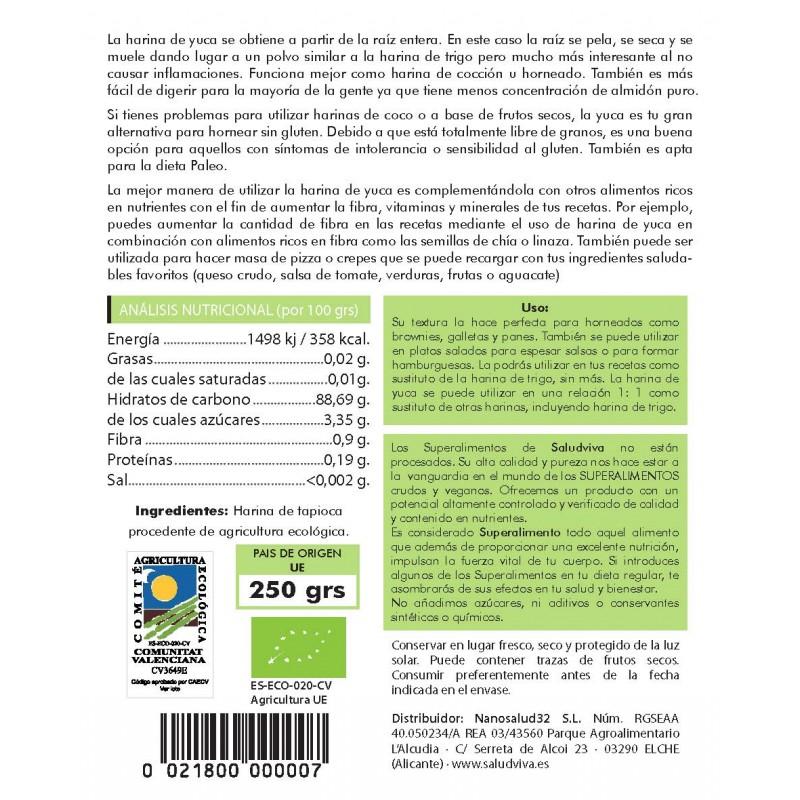 Harina de Tapioca Salud Viva 250 g
