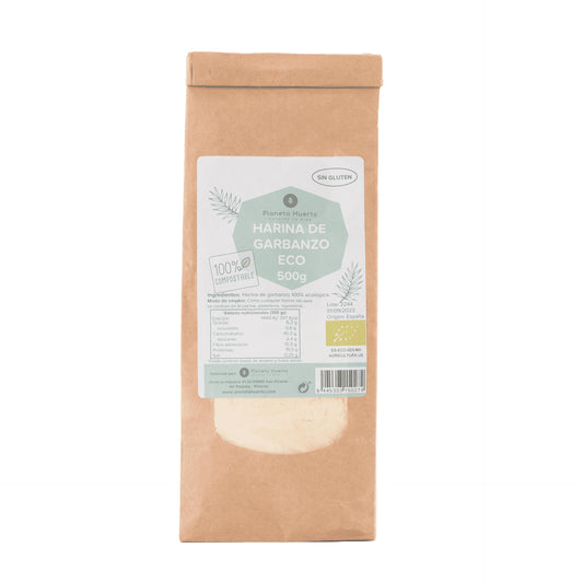 Harina de Garbanzos Sin Gluten ECO Planeta Huerto