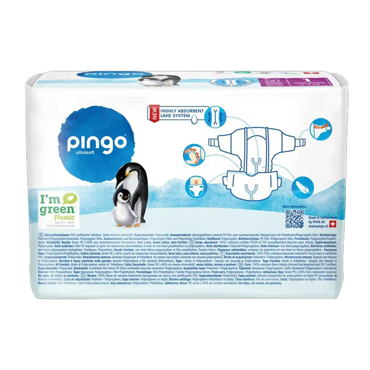 Pack Ahorro Pañales T1 (recién nacido) Pingo 216 Uds