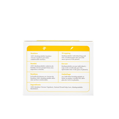 Salvaslips fibra de bambú biodegradable Ecoboom 30 uds