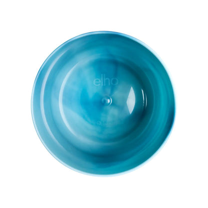 Macetero reciclado Ocean Round Elho azul atlántico 16 cm