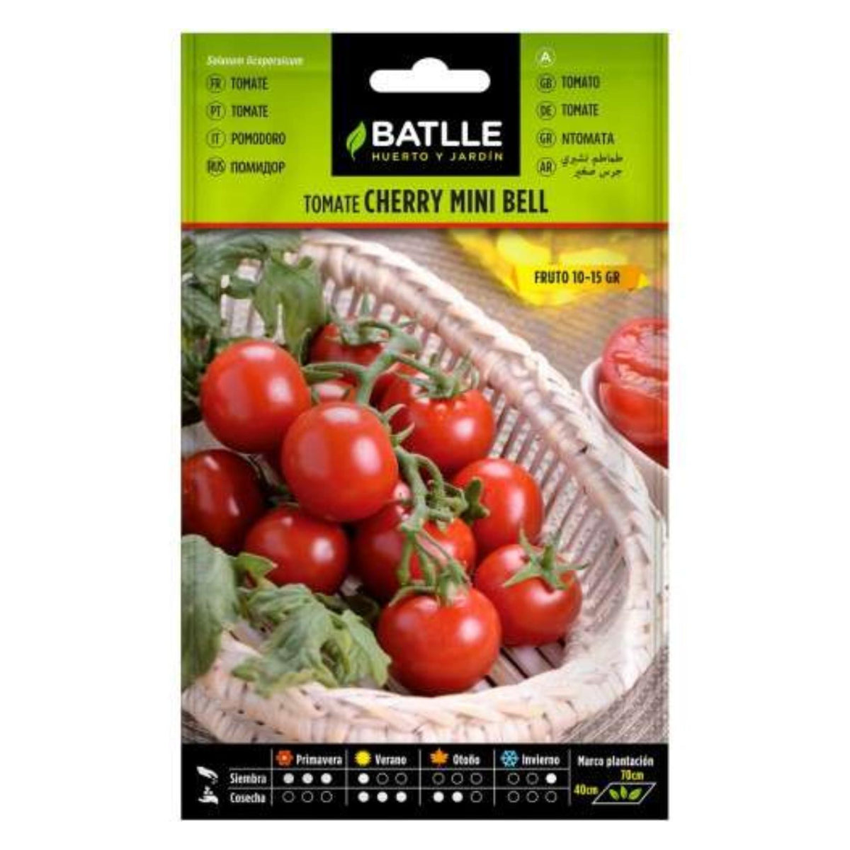 Semillas de Tomate Cocktail Tipo Cherry Battle