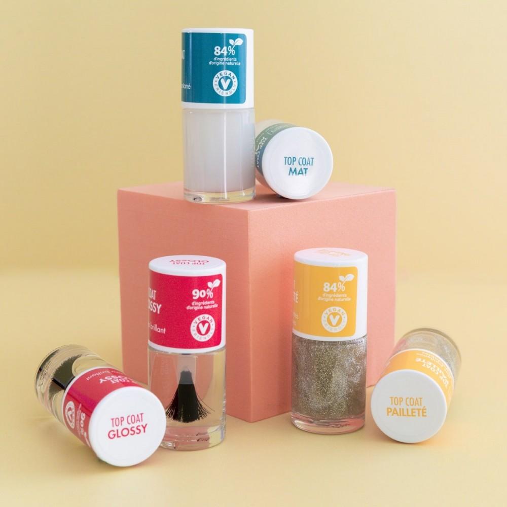 Laca uñas Top Coat brillo 063, Miss Den Paris