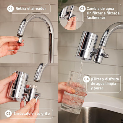 Pack anual Filtro para grifo EcoPro Chrome SMR Tappwater