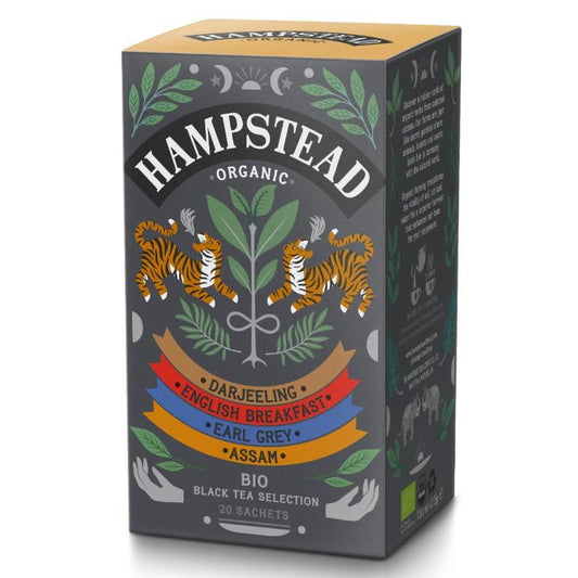 Té negro pack selección sabores Hampstead 20 bolsitas