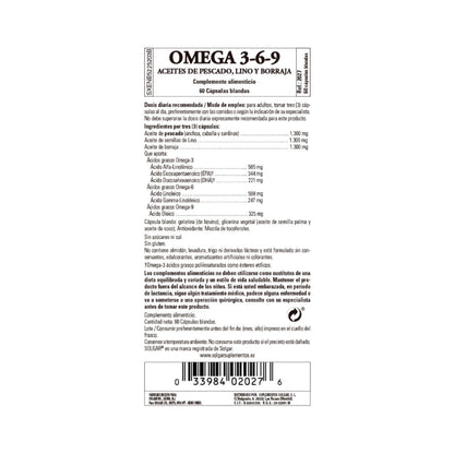 Omega 3 6 9 Solgar 60 Cápsulas