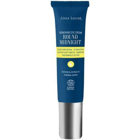 Contorno de ojos round midnight 0,05% retinal Ecocert cosmos natural, Alma secret, 10 ml