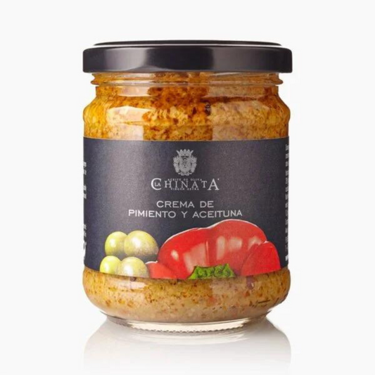 Crema de Pimientos y Aceitunas verdes 180 gr La Chinata