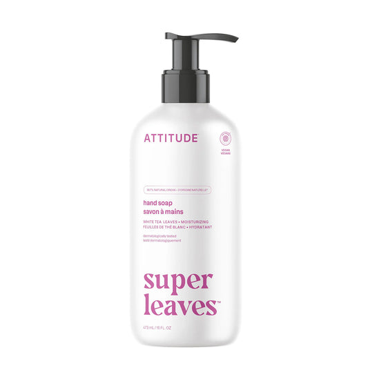 Super leaves Jabón de manos White Tea Leaves Attitude 473 ml