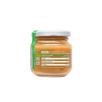 Tarrito BIO pera y manzana +6 meses Smileat, 130g