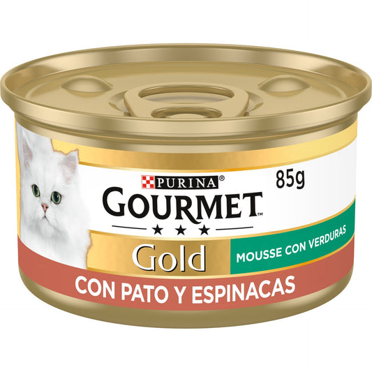 GOURMET GOLD Mousse Comida húmeda Pato&Espinaca 85g