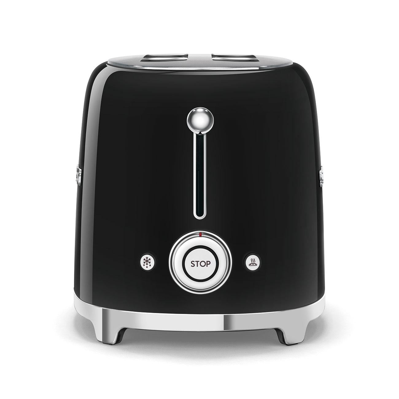 Tostador SMEG 2 ranuras 50's Style negro