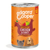 Comida húmeda Pollo y Pavo con Manzana Fresa y Zanahoria Edgard Cooper 400 g