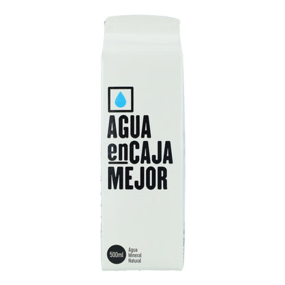 Agua Mineral Natural en Caja Mejor 500 ml
