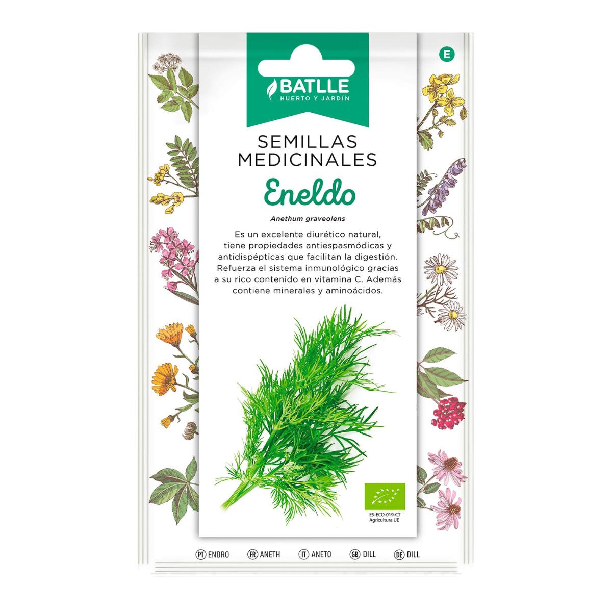 Semillas medicinales ecológicas de Eneldo Batlle