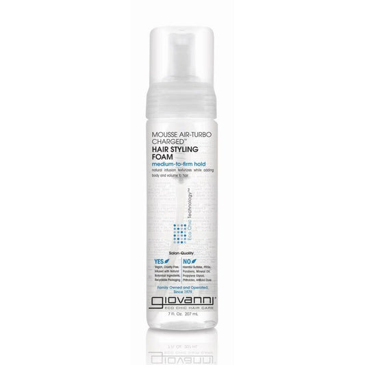 Giovanni Mousse Air-turbo Charged Hair Styling Foam 207ml