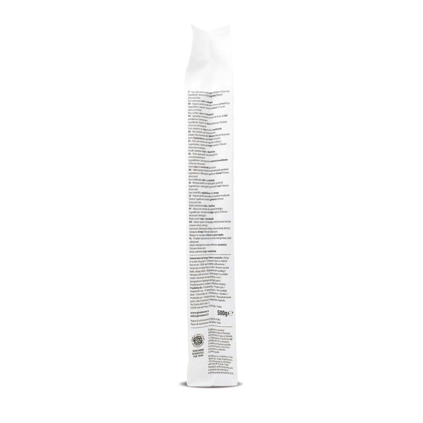 Espagueti espelta bio Girolomoni 500g