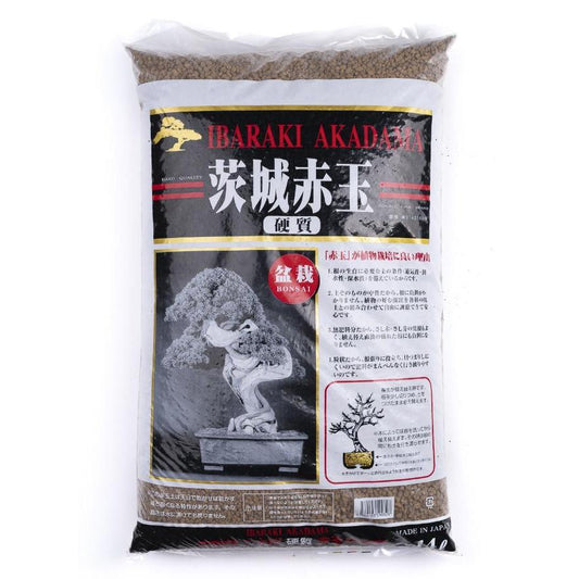 Akadama Ibaraki calidad extra grano pequeño 2-6 mm 14 L