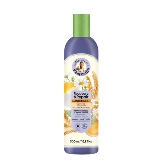 Acondicionador Repara y Recupera con Huevo de Granja y Proteína de Trigo, Mama Pharmelia, 500ml