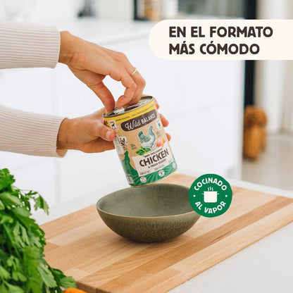 Pack Pollo barf para perros 6x400 g Wild Balance