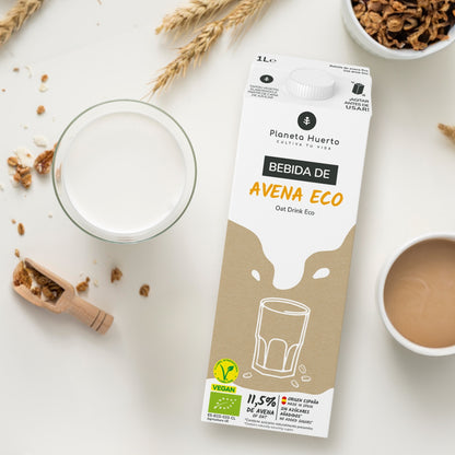 Pack 6x Bebida de Avena ECO Planeta Huerto 1L