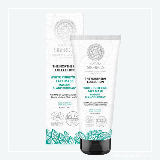 Mascarilla facial blanca purificante Natura Siberica 80ml