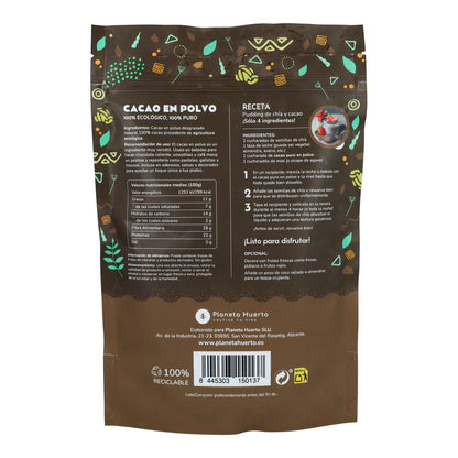 Cacao en polvo ECO Planeta Huerto