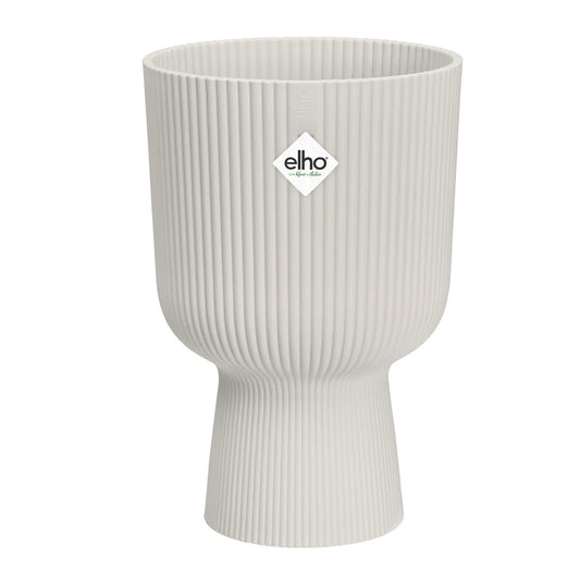 Macetero vibes fold coupe silky white Elho 30 cm