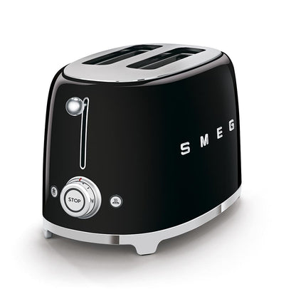 Tostador SMEG 2 ranuras 50's Style negro