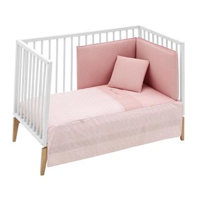 Juego 2 Piezas Colcha I-V Cuna 60 Forest 60x120x3 cm Cambrass Rosa