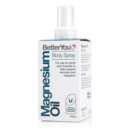 Aceite Corporal de Magnesio en Spray Better You 100mll