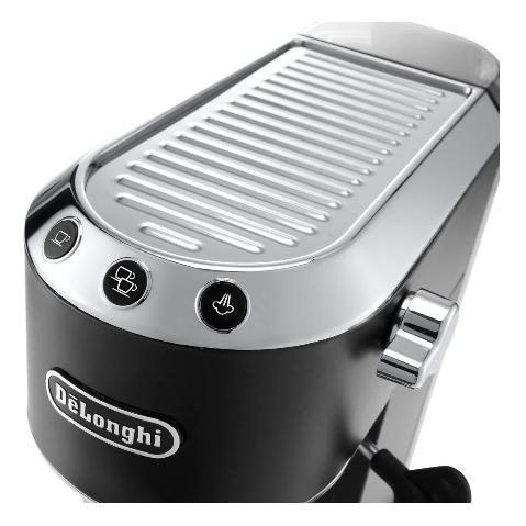 Delonghi Cafetera Bomba Espresso estrecha color negro Dedica EC685.BK