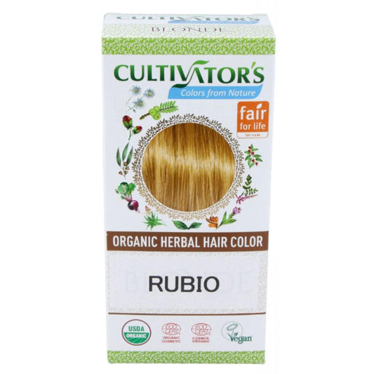 Rubio tinte organico Cultivators 100gr. Ecocert