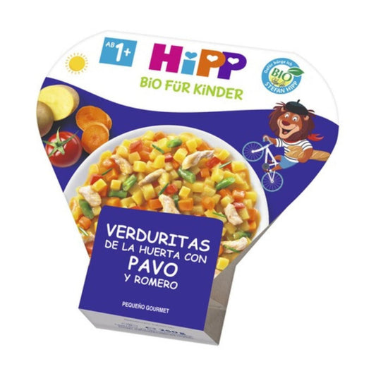Verduritas de la huerta con pavo y romero Bio HIPP 250 g.
